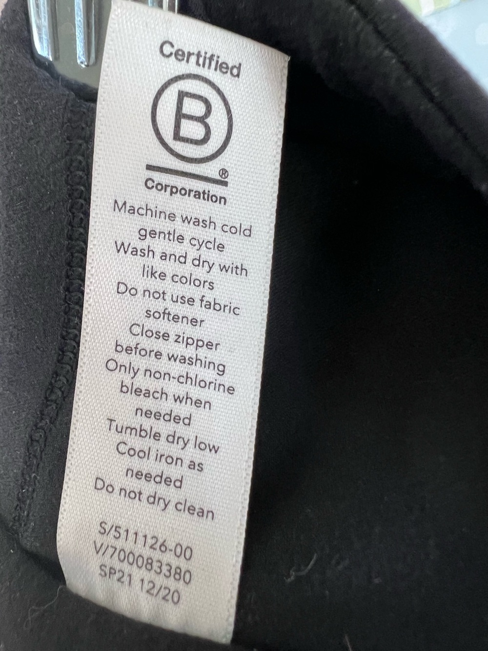 Athleta Peak Hybrid Fleece Tight Legging Black Hiking Size Small - Picture 10 of 10